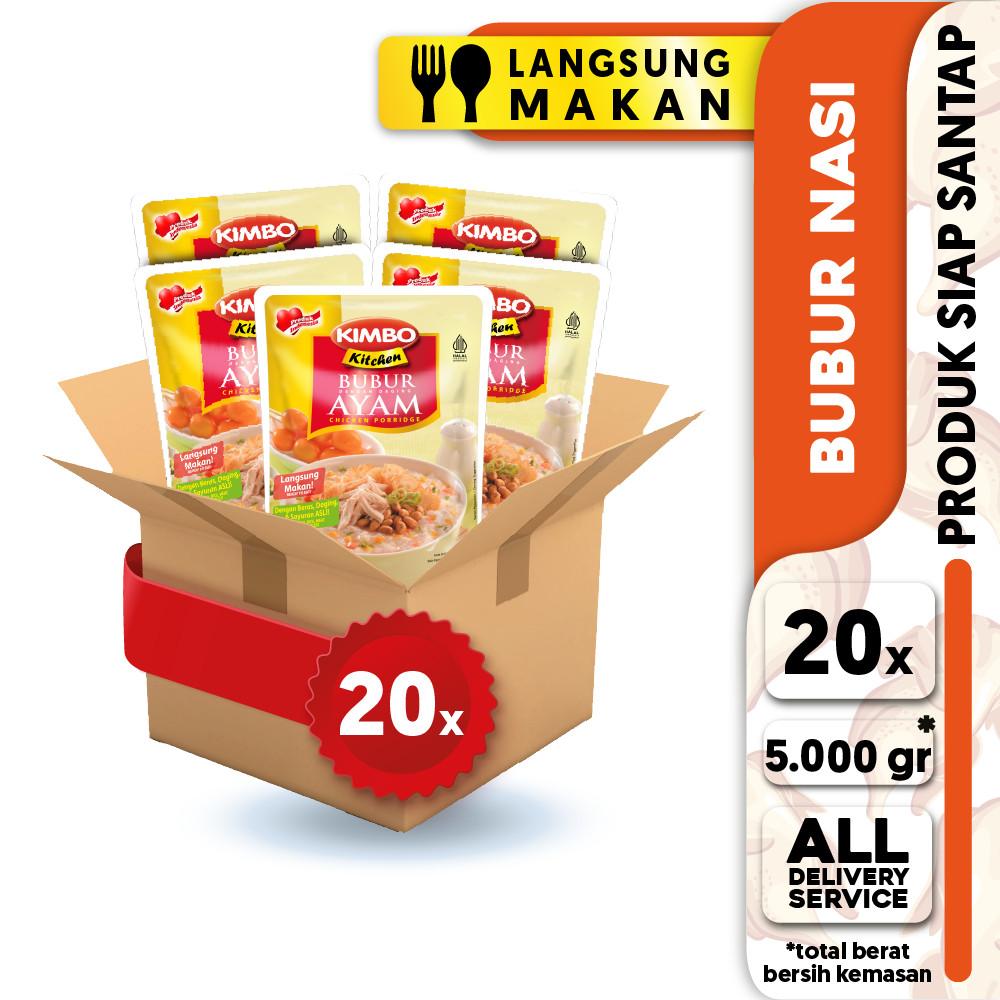KIMBO Kitchen Bubur Ayam Box [Instan Siap Makan / Siap Saji]