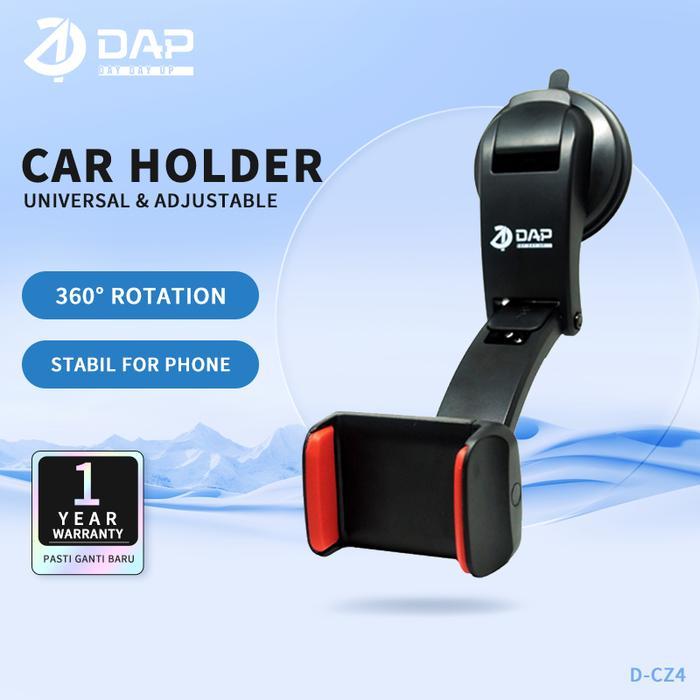 BEST ACC =[Limited Stok] DAP Car holder with suction cup D-CZ4 Suction Cup Automatic Lock 360 ° Univ