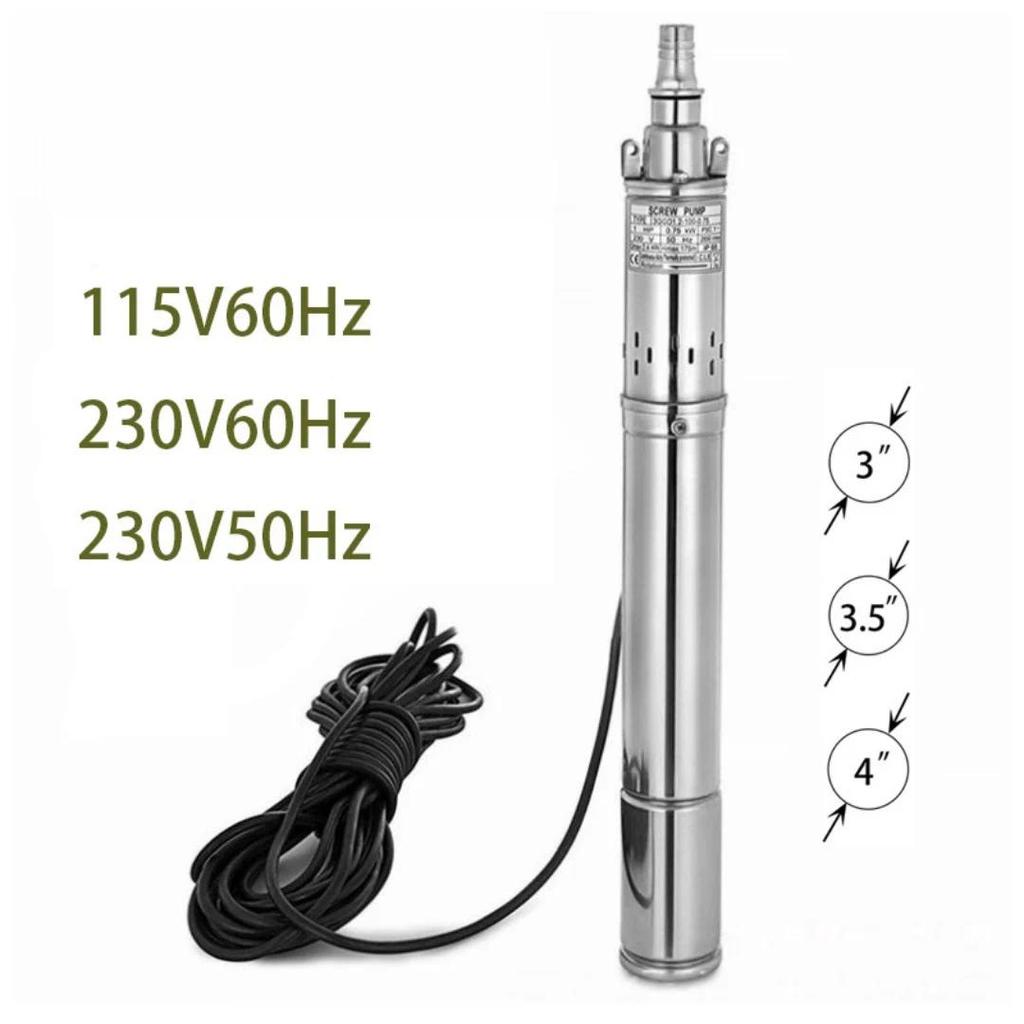 Submersible pump Submersible pump 2 inch 3 inch electric pump Stainless steel well used vertical scr