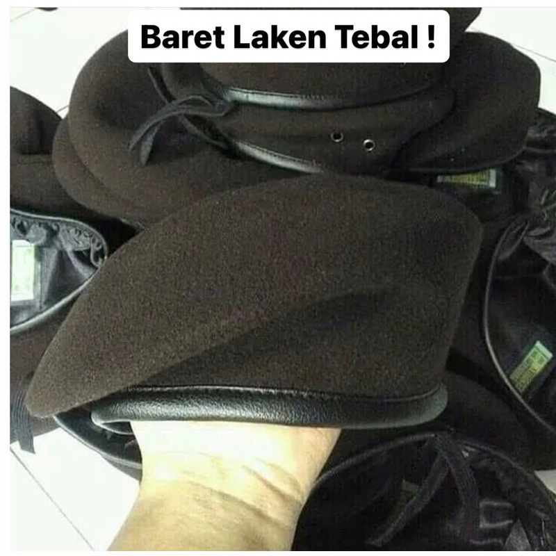 TOPI PRAMUKA BARET LAKEN TEBAL PRAMUKA PUTRA PENGGALANG PENEGAK TOPI PRAMUKA SD SMP SMA LAKI LAKI