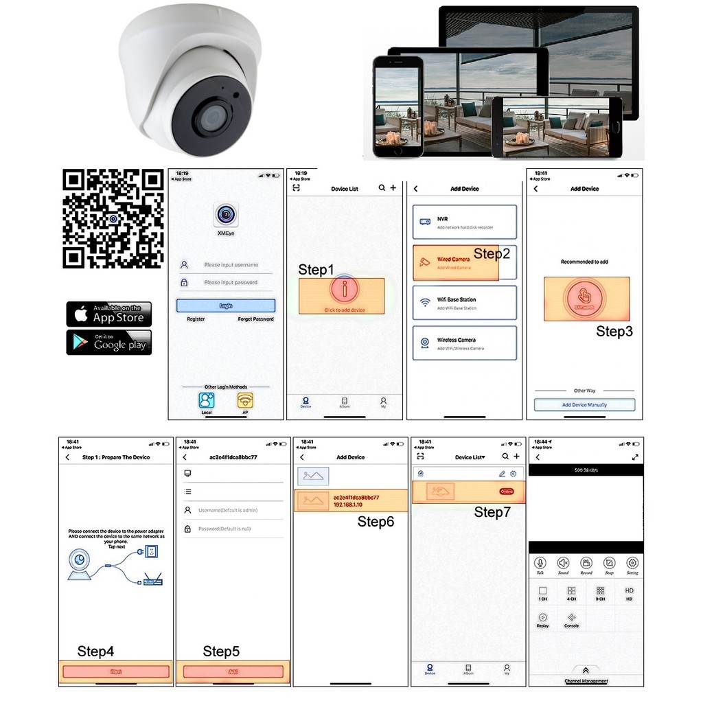 HD 8MP 5MP IP Camera Dome IR Night Vision Camera IP with Microphone Network Security Camera CCTV IP 