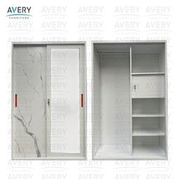 Avery - HMGN 1200SL - Lemari Pakaian Besi  2 Pintu Sliding