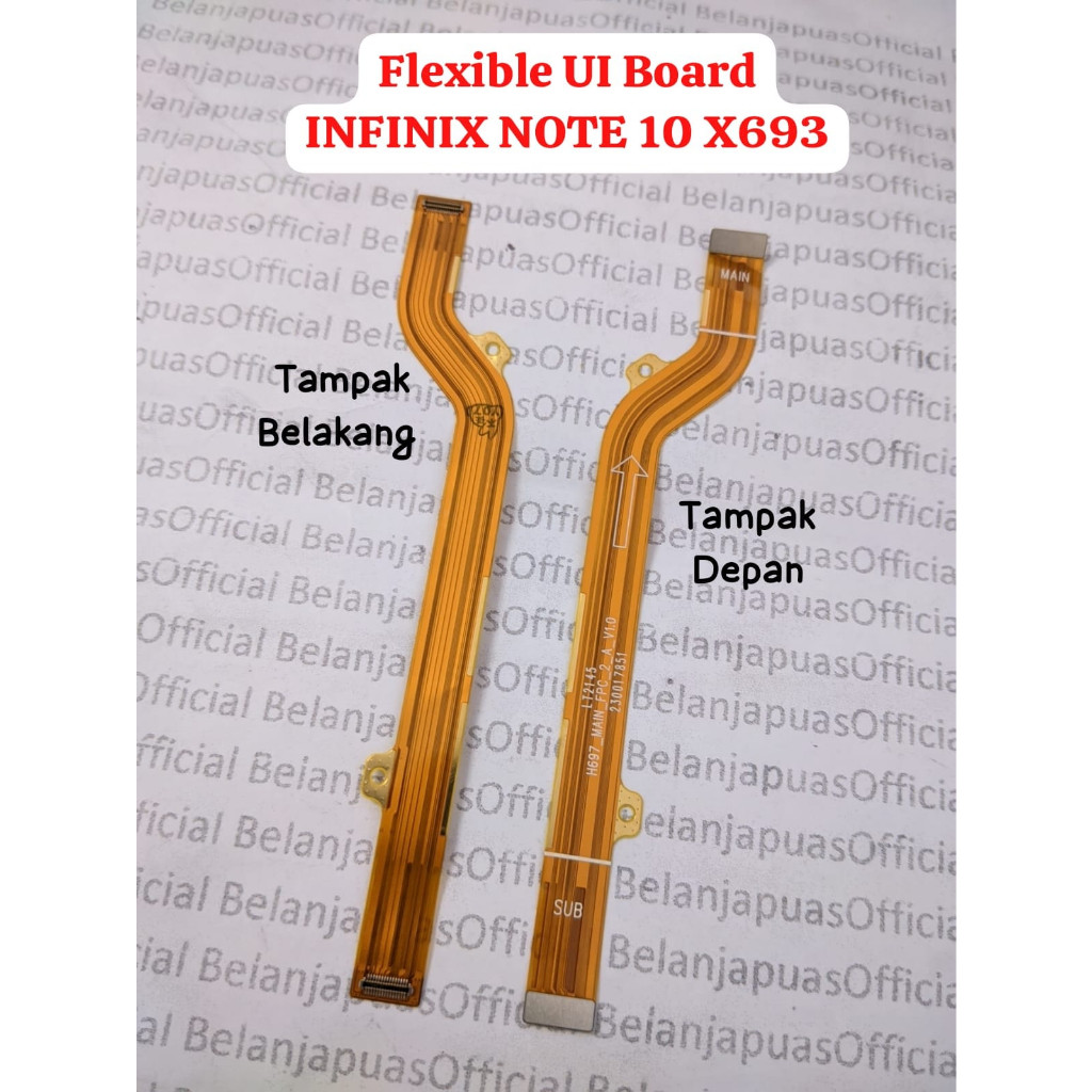 Flexible Ui Board / Main Board INFINIX NOTE 10 X693