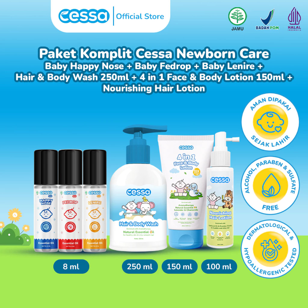 Cessa Paket Newborn Care (Paket Komplit Untuk Newborn)
