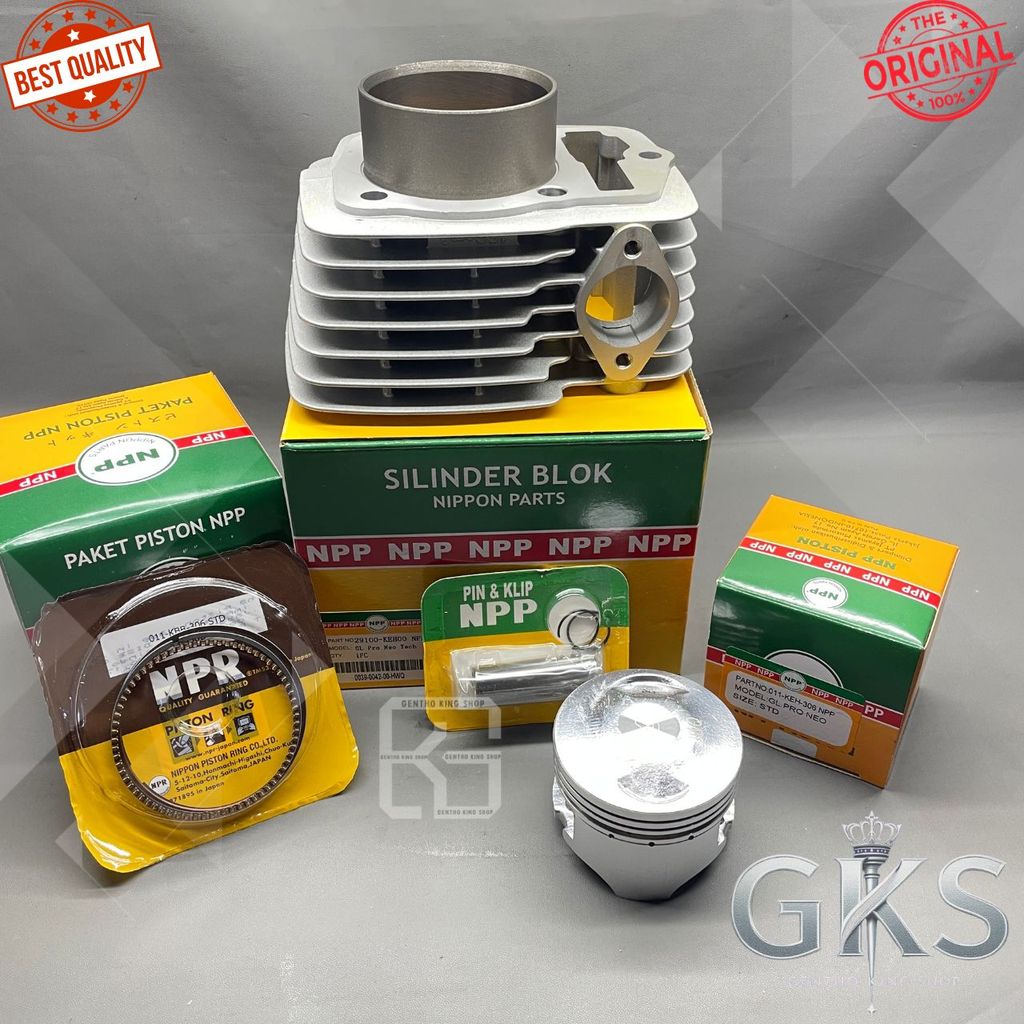 BLOK SEHER BORING SILINDER GL PRO NEO TECH PLUS PISTON KIT GL PRO NEOTECH MEGAPRO LAMA PRIMUS KEH OR