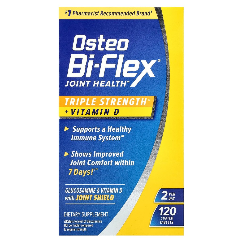Osteo Bi-Flex, Joint Health + Vitamin D, Triple Strength, 120 Coated