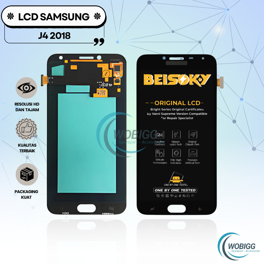 LCD TOUCHSCREEN SAMSUNG J4 2018 / J4 / J400 / J400F ORIGINAL FULLSET COMPLETE