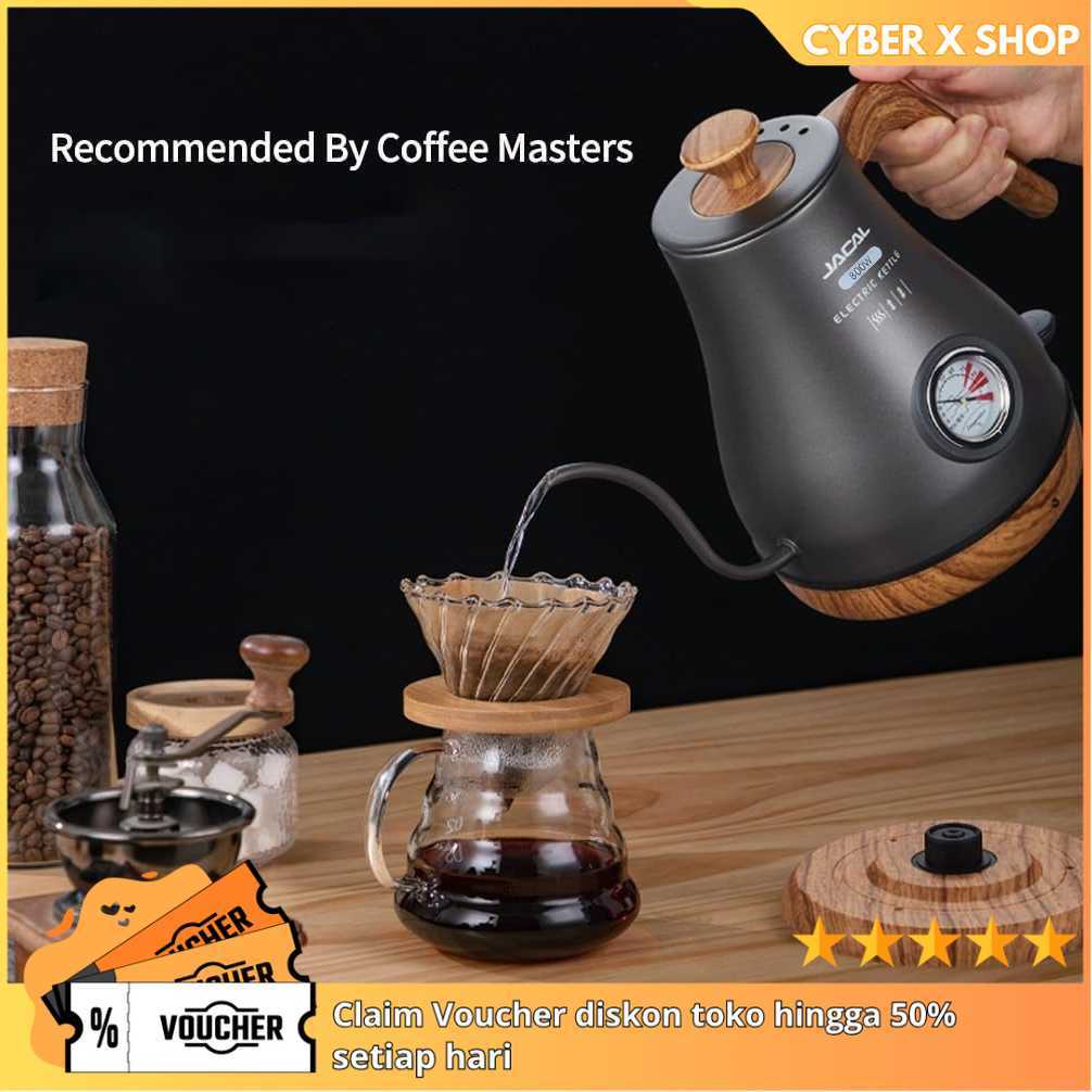 [CYBER] Teko Listrik Gooseneck 1L 800W | Peralatan Dapur Rumah Tangga | Electric Kettle Warmer untuk