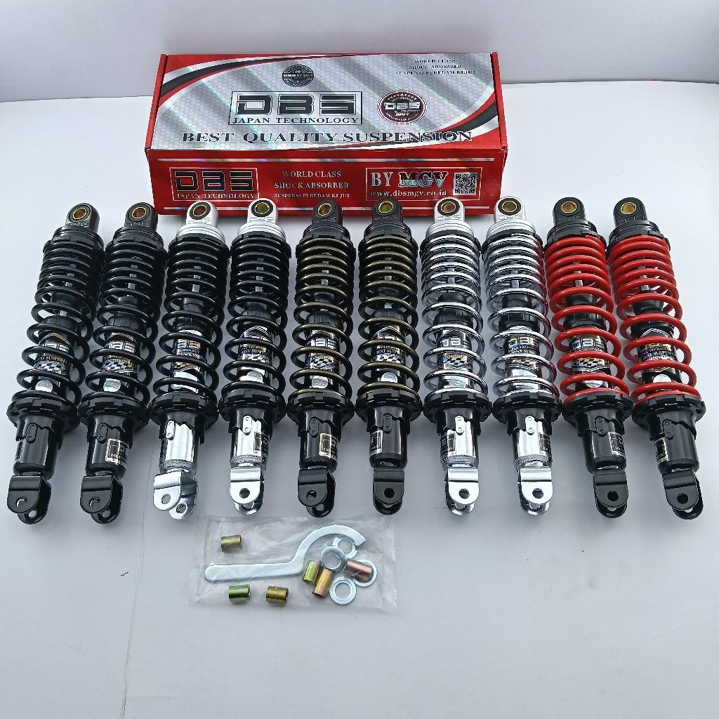 SHOCK DBS 8884 utnuk Semua motor matic double shock Model Non tabung asli DBS BY MGV