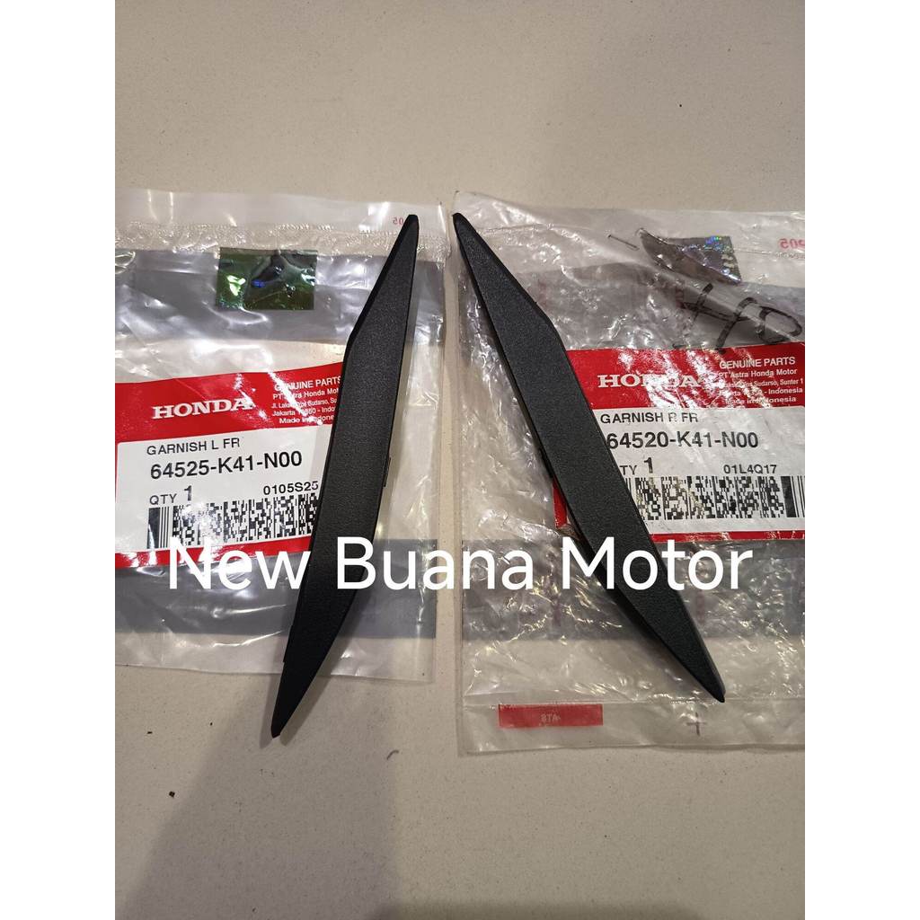 Garnish Tameng Depan New Supra X 125 Fi Set 64525K41N00 64520K41N00