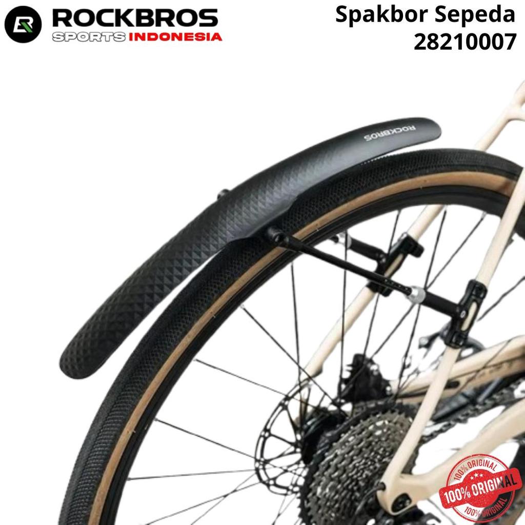ROCKBROS 28210007 - Spakbor Sepeda - Bicycle Fender Depan Belakang - Slebor Sepeda MTB Road Bike - P