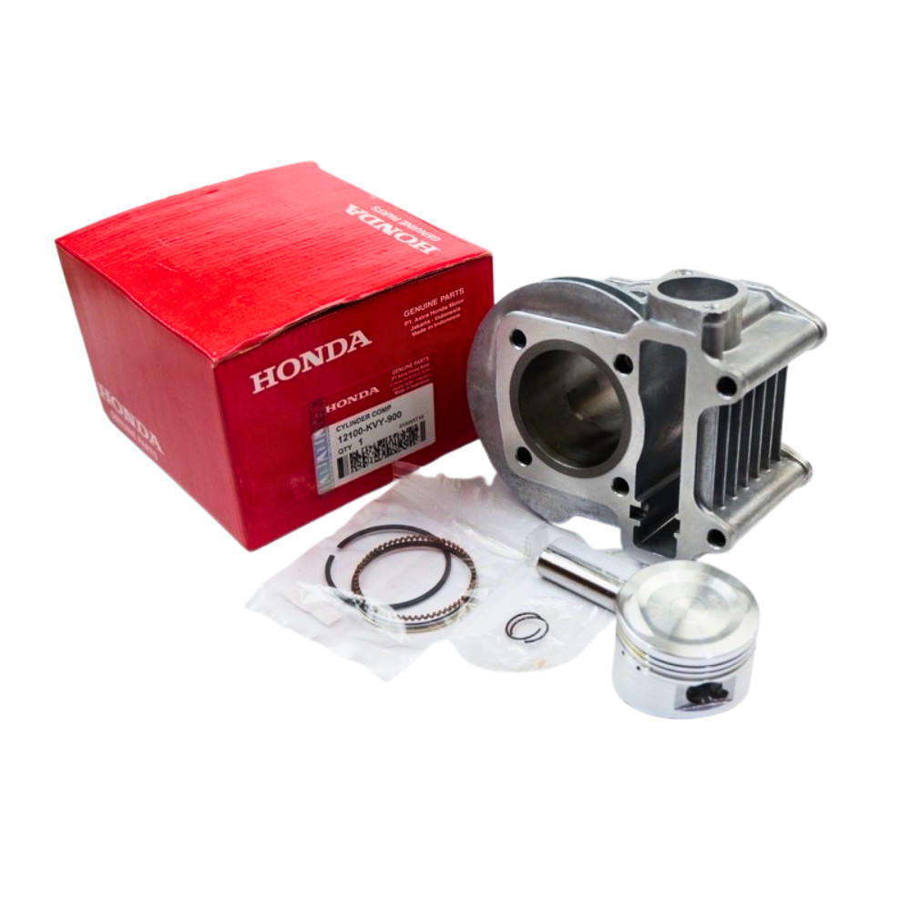 BLOK SEHER LENGKAP MOTOR BEAT KARBU SCOOPY KARBU CYLINDER ASSY KVY