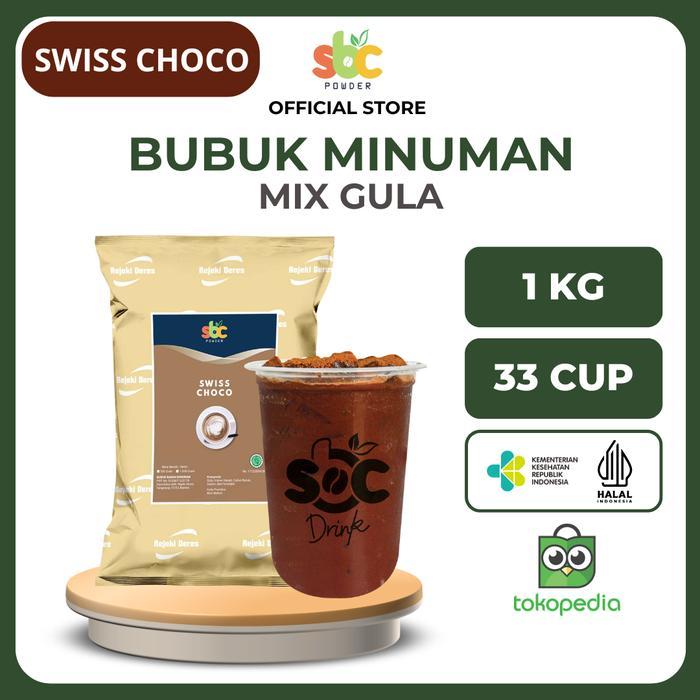 [AROMA FOOD] Bubuk Minuman Swiss Choco 1kg / Minuman bubuk Coklat 1000g