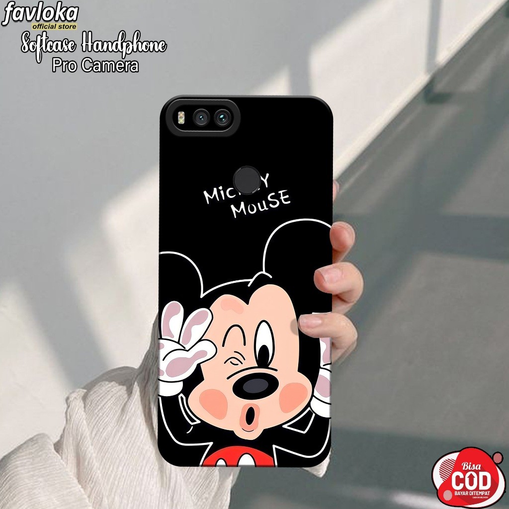 Softcase Hp XIAOMI MI A1 2017 - Case XIAOMI MI A1 Terbaru - Fashion Case Kartun - Casing XIAOMI MI A