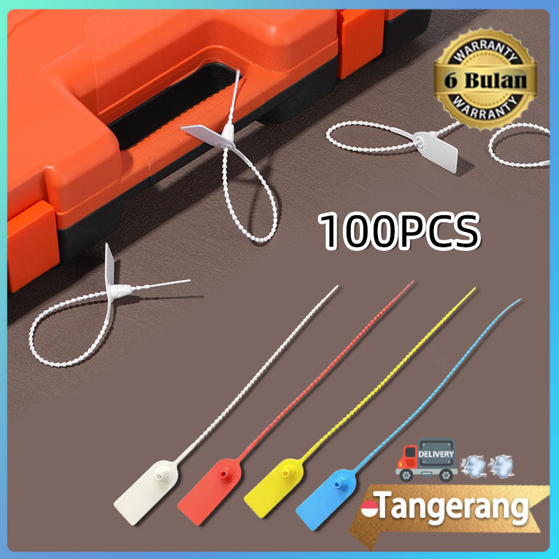 100PCS Tali Seal Apar / Segel Apar Plastik / Segel Plastik Sekuriti / Plastik Security Seal Segel