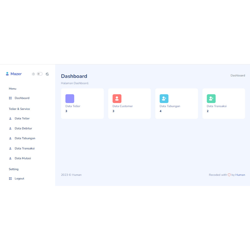 Source Code Sistem Informasi Nasabah