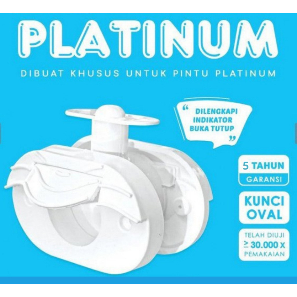 Kunci pintu kamar mandi pvc marlin/Kunci Pintu PVC