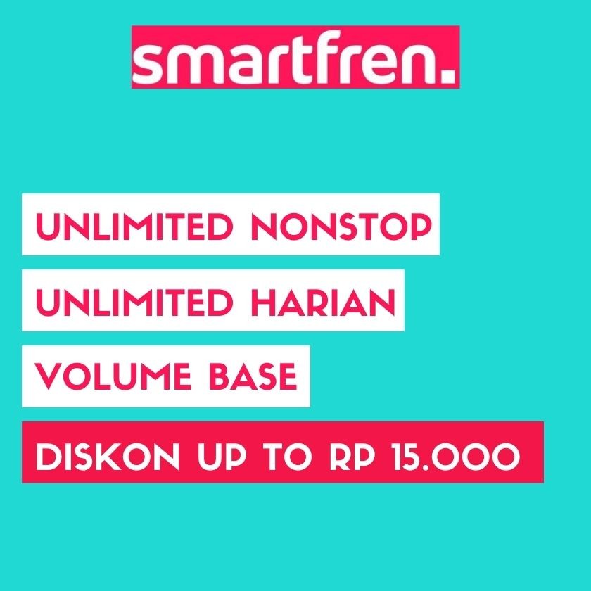 Kuota Smartfren Unlimited, Nonstop, Volume Base | Paket Data Smartfren Murah