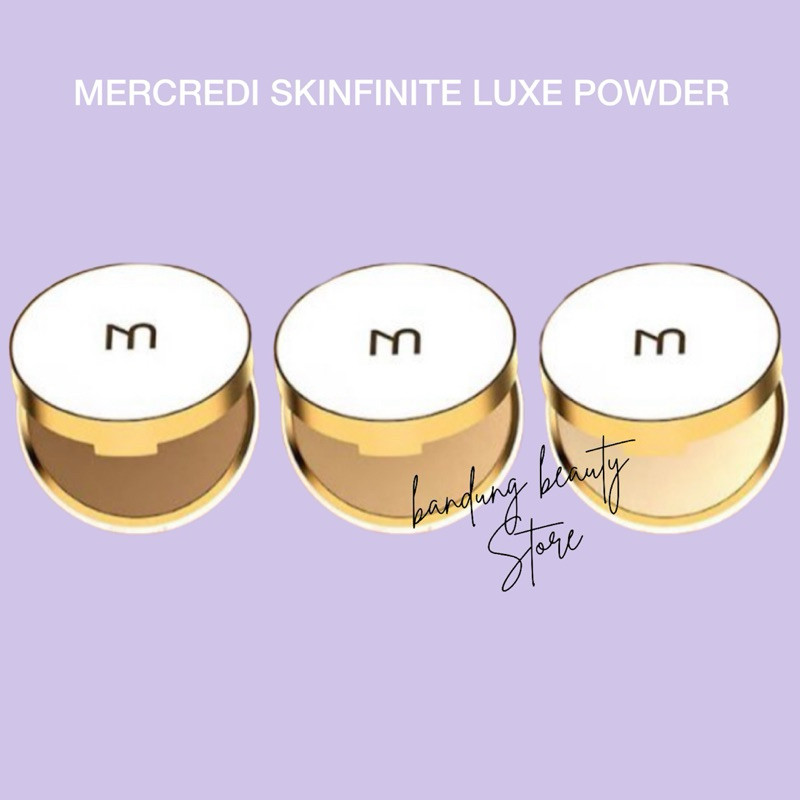 Mercredi Compact Powder 8 GR / Mercredi Skinfinite Luxe Flawless Finish Powder / Mercredi Powder / B