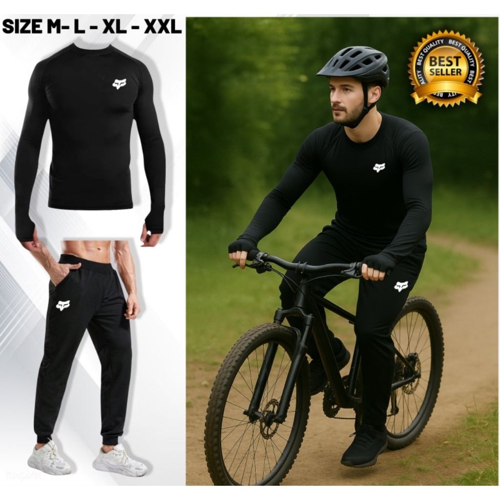 Setelan Sepeda Gowes MTB Setelan Pakaian sepeda unisex (pria wanita) Setelan baju dan celana gunung 