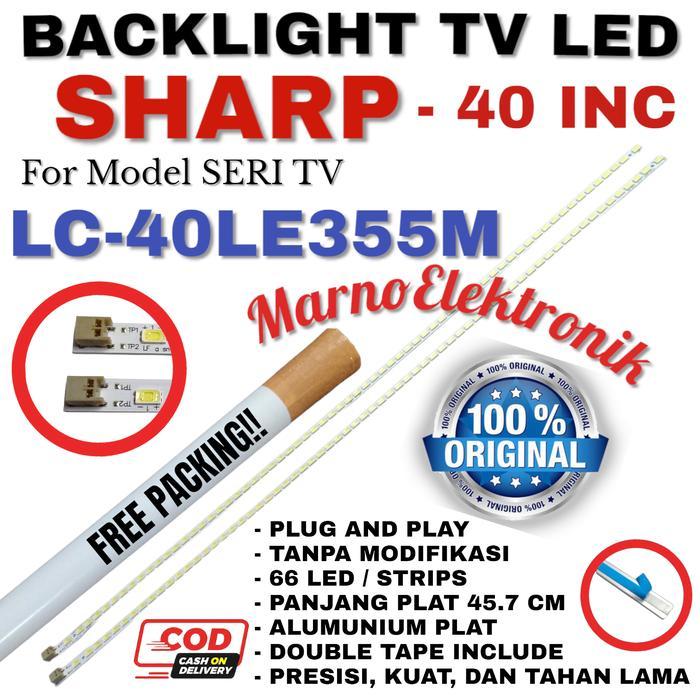 BACKLIGHT TV LED SHARP 40 INC INCH LC-40LE355M 40LE355M LC40LE355M ORI TERBAIK...