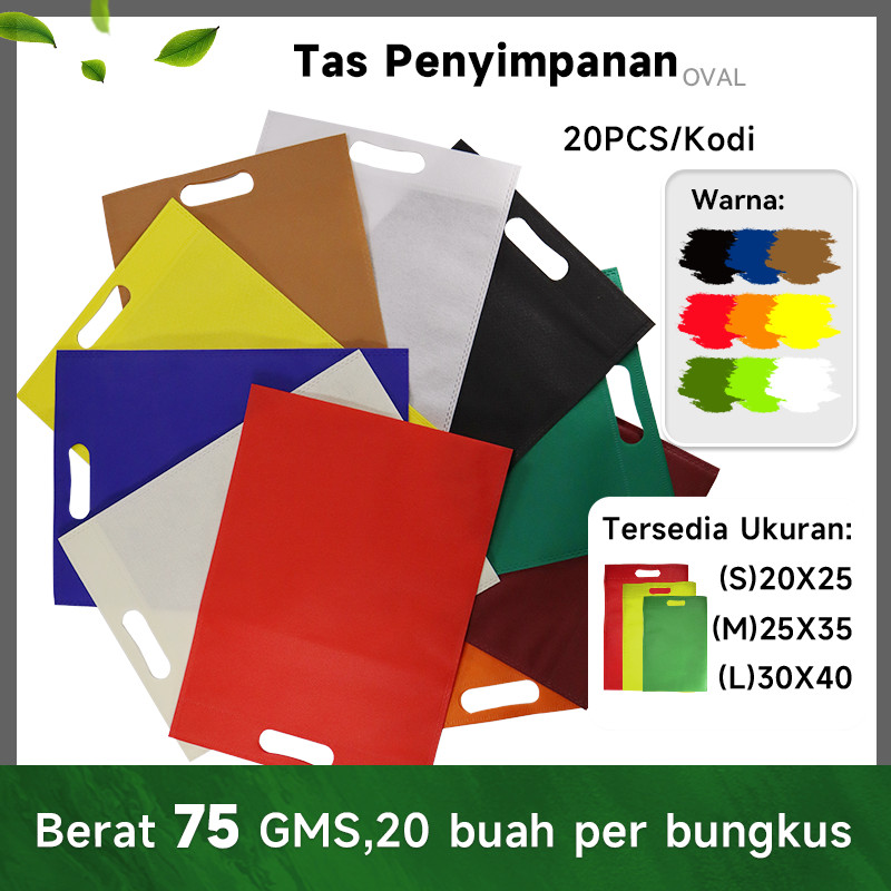 TAS OVAL MURAH, TAS SPUNBON OVAL, TAS SPUNBOND SABLON CUSTOM | FOP 20.20 25.35 30.40