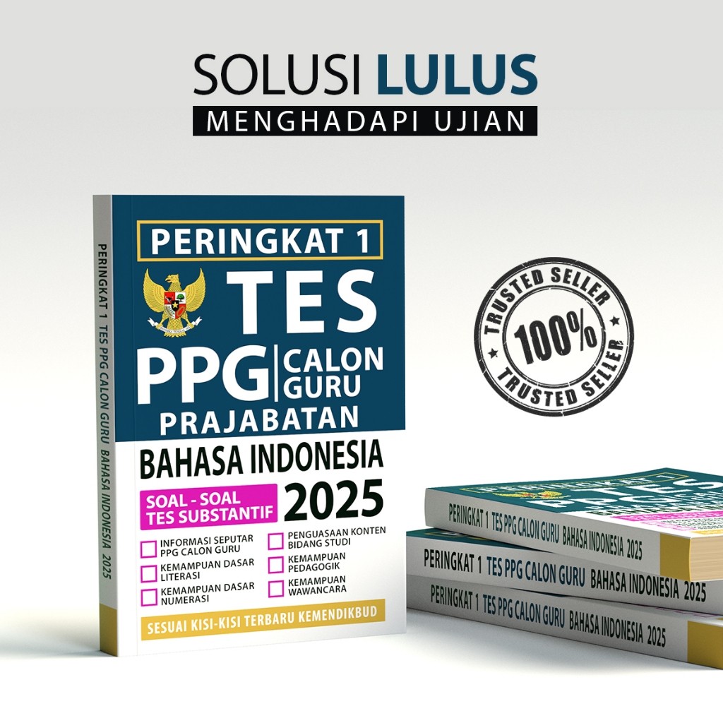 Peringkat 1 Tes PPG Calon Guru Prajabatan Bahasa Indonesia / PPG Prajabatan Guru 2025 - Media Eduka
