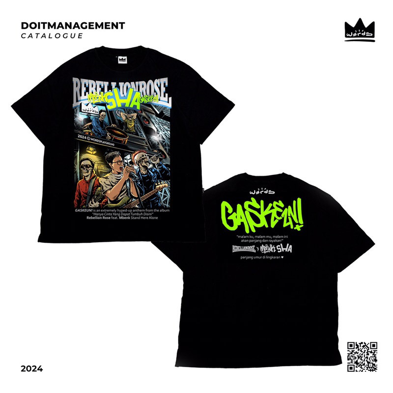 (COD) OFFICIAL MERCH REBELLION ROSE X MBENK SHA - GASKEUN