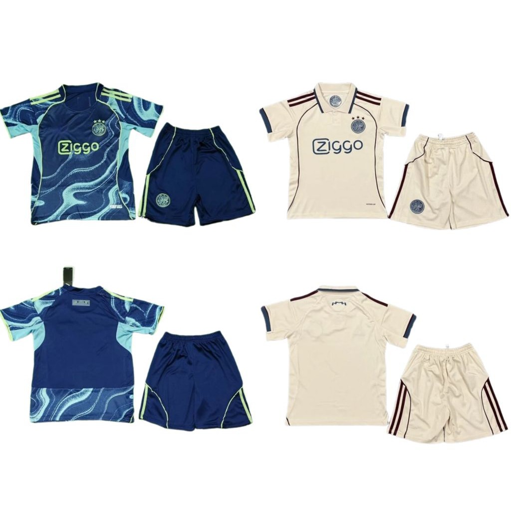JERSEY BAJU BOLA ANAK AJAX AWAY 3RD KIDS 2025/2026 + NAMESET