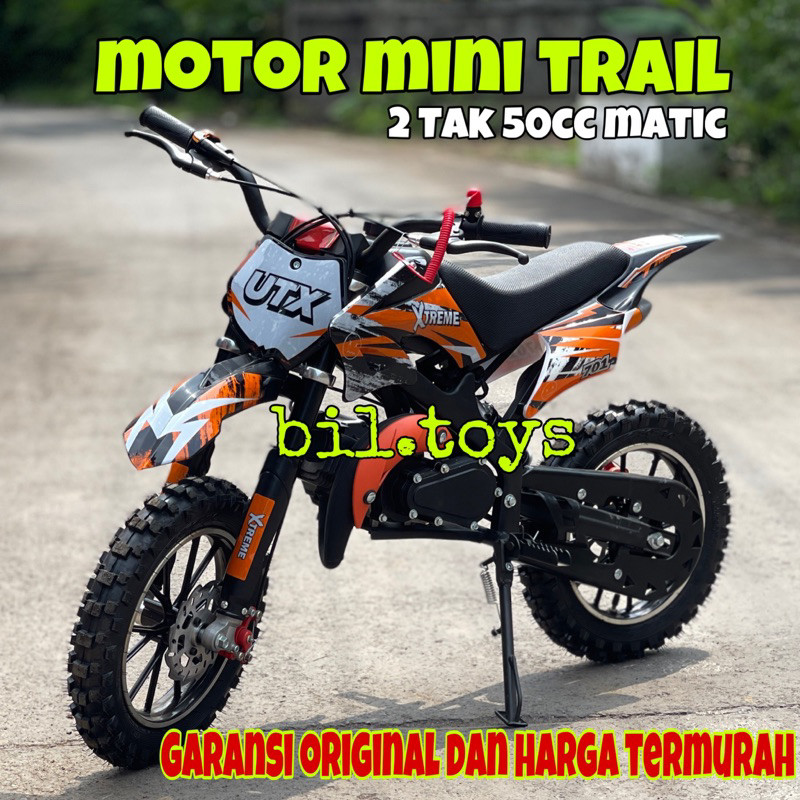 MOTOR ANAK BENSIN MINI TRAIL ANAK UTX 701 MINI TRAIL 2 TAK 50cc