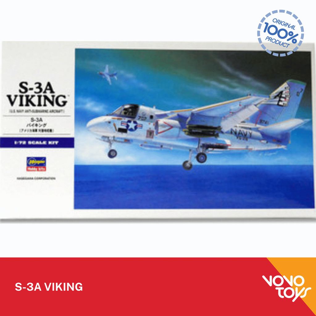 Hasegawa Model Kit 1/72 S-3A Viking