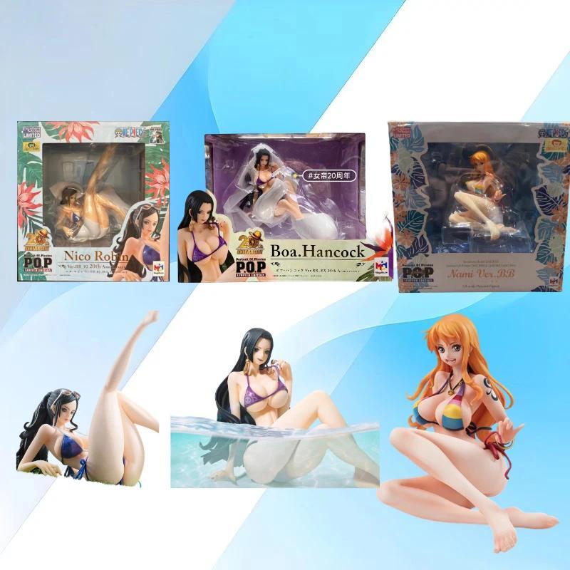 MegaHouse  POP "Limited Etion" Nico Robin Boa.Hancock Nami Ver.BB Handmade Model Anime aracter Figur