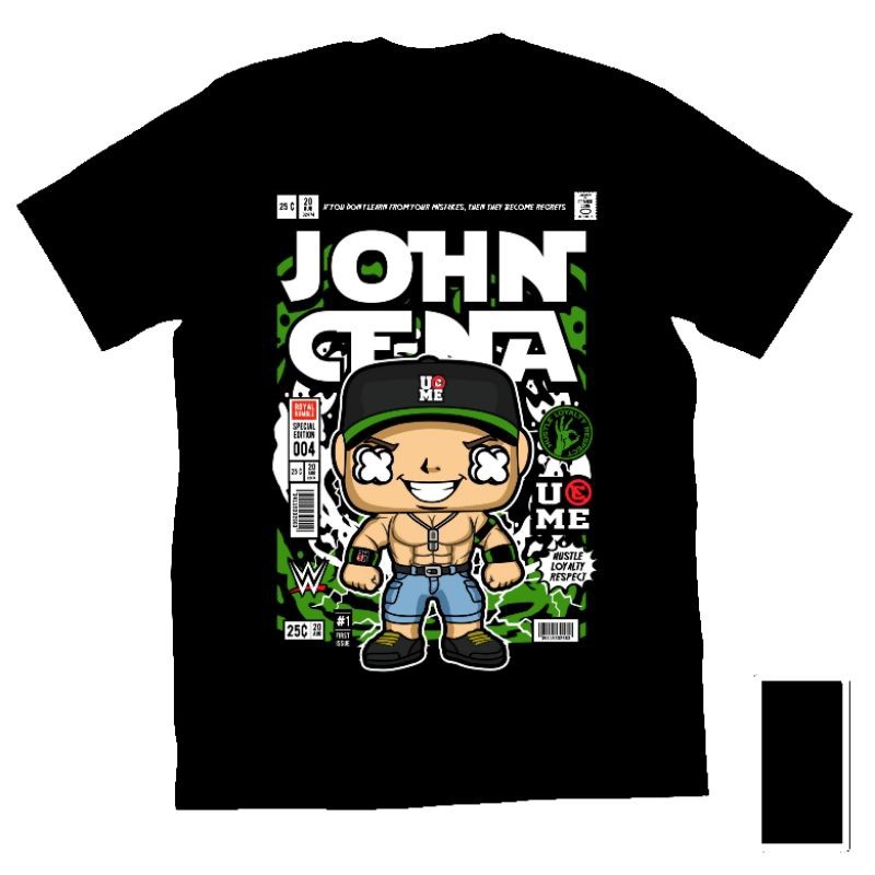 Kaos Baju Tshirt Custom Anak Cowok Cewek Dewasa WWE Smackdown John Cena