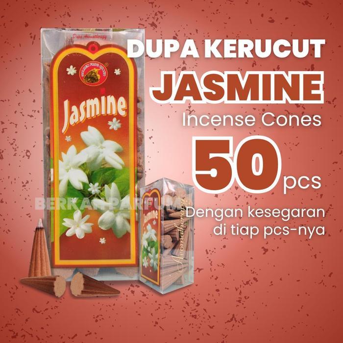 Dupa Wangi Kerucut Gaharu Malaysia Golden Frog Jasmine Isi 50 Asap Keatas Pengharum Ruangan - JASMIN