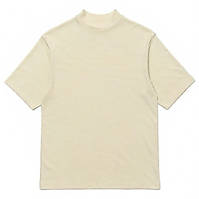MOCK NECK BLANK TEE