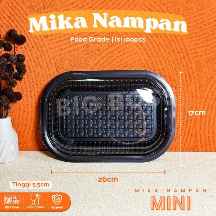 [ISI 10PCS] Mika Tray Nampan Plastik Hantaran Kue Snack / Nampan Mika Plastik - Nampan Mini