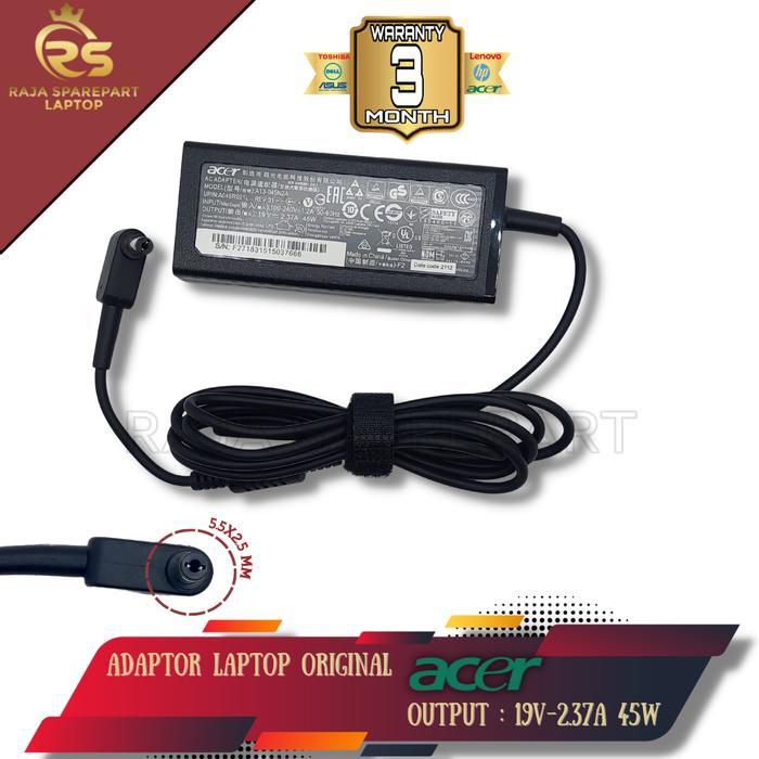 Adaptor Charger Ori Acer Aspire E14 E 14 E5-411 E5-411G E5-421 E5-422G - 19V 2.37A 45W