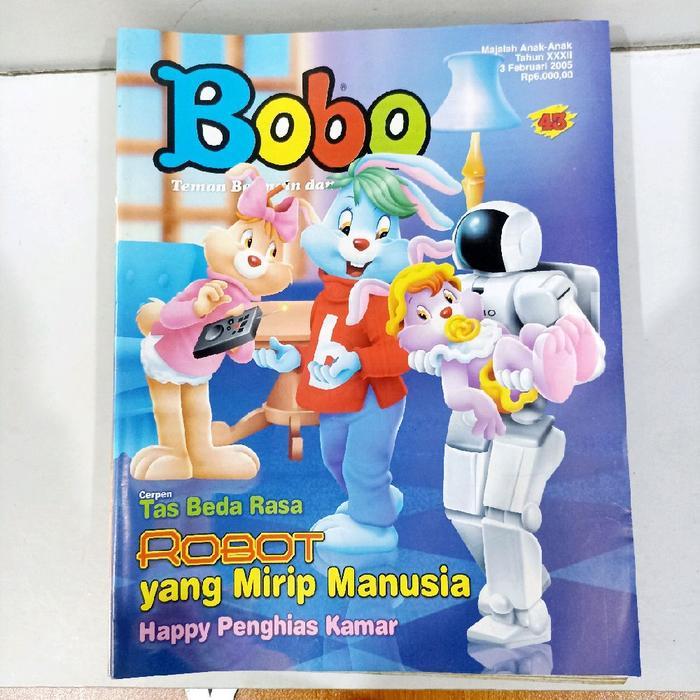 Bobo Majalah anak-anak Tahun XXXII 3 Februari 2005 - Robot yang mirip manusia