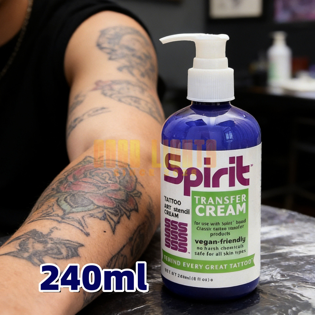 Stencil Stuff Gel Transfer Tato 240mL 8oz Desain Akurat Praktik Serta Keperluan Tato Profesional