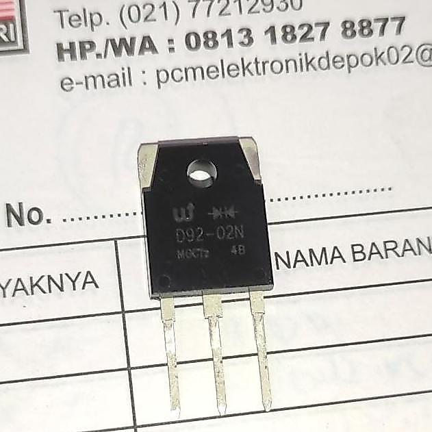 TRANSISTOR DIODA MESIN LAS D92-02 D92-02N DIODE TRANSISTOR ORIGINAL PCMED