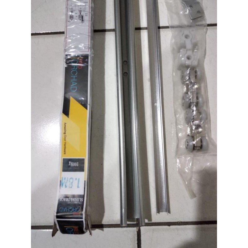 TOKO AKSA Sliding Track Orchad 180 Cm/ Rel Pintu Orchard / Rel Pintu Geser Orchard C3 / Rel Pintu 18