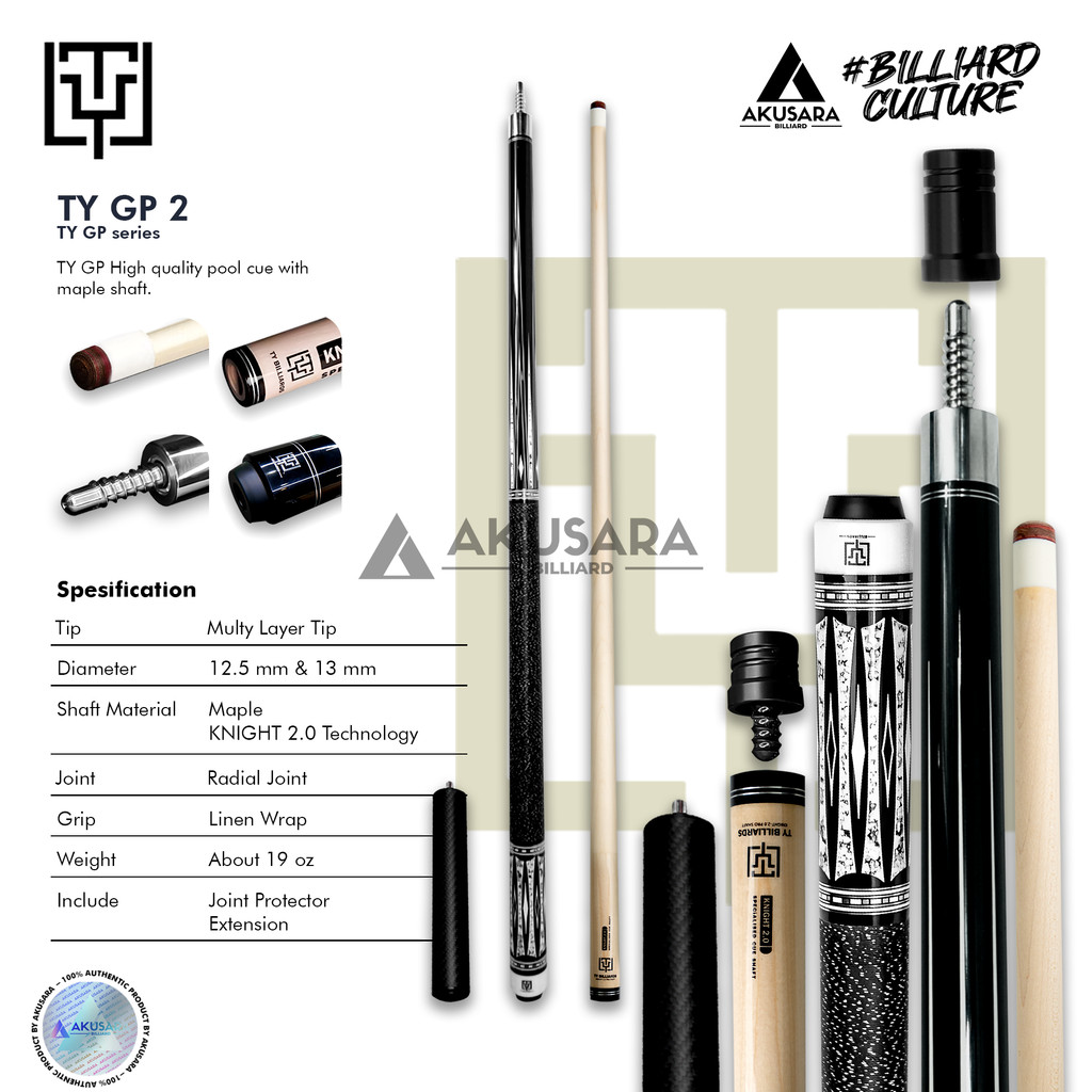 NEW TY GP Series TY Fury Cue Stik Billiard