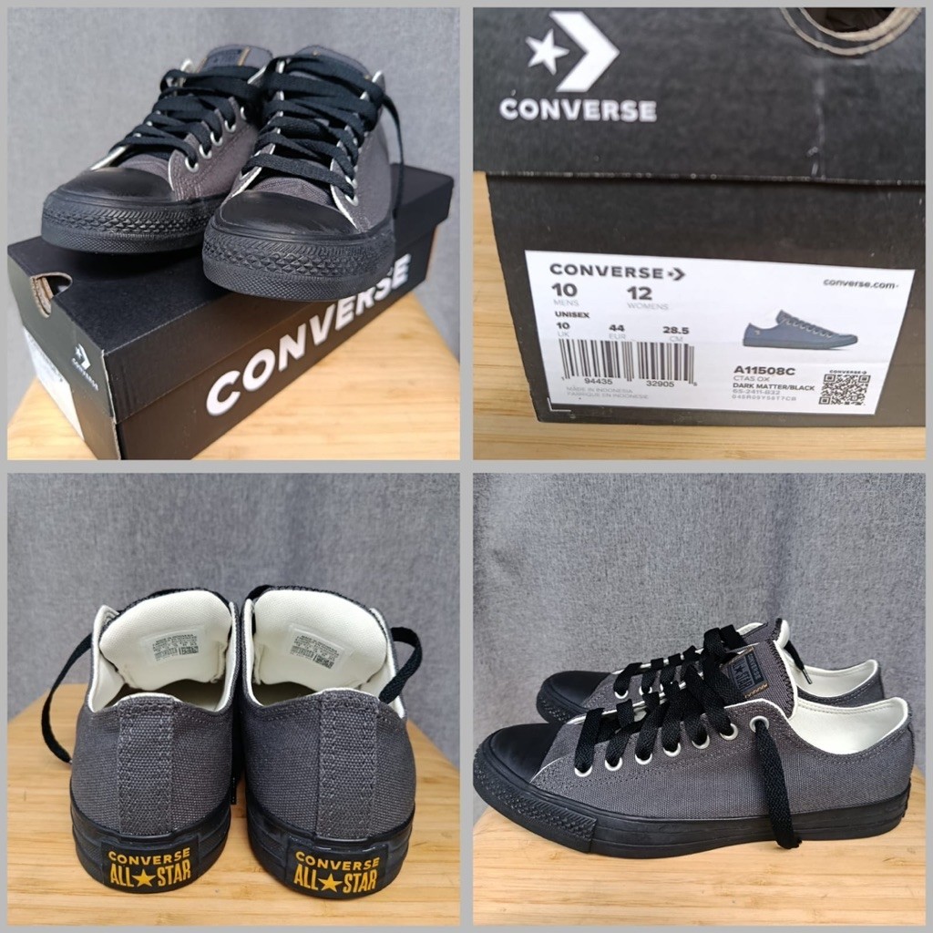 Converse CTAS OX Dark Matter/Black Low