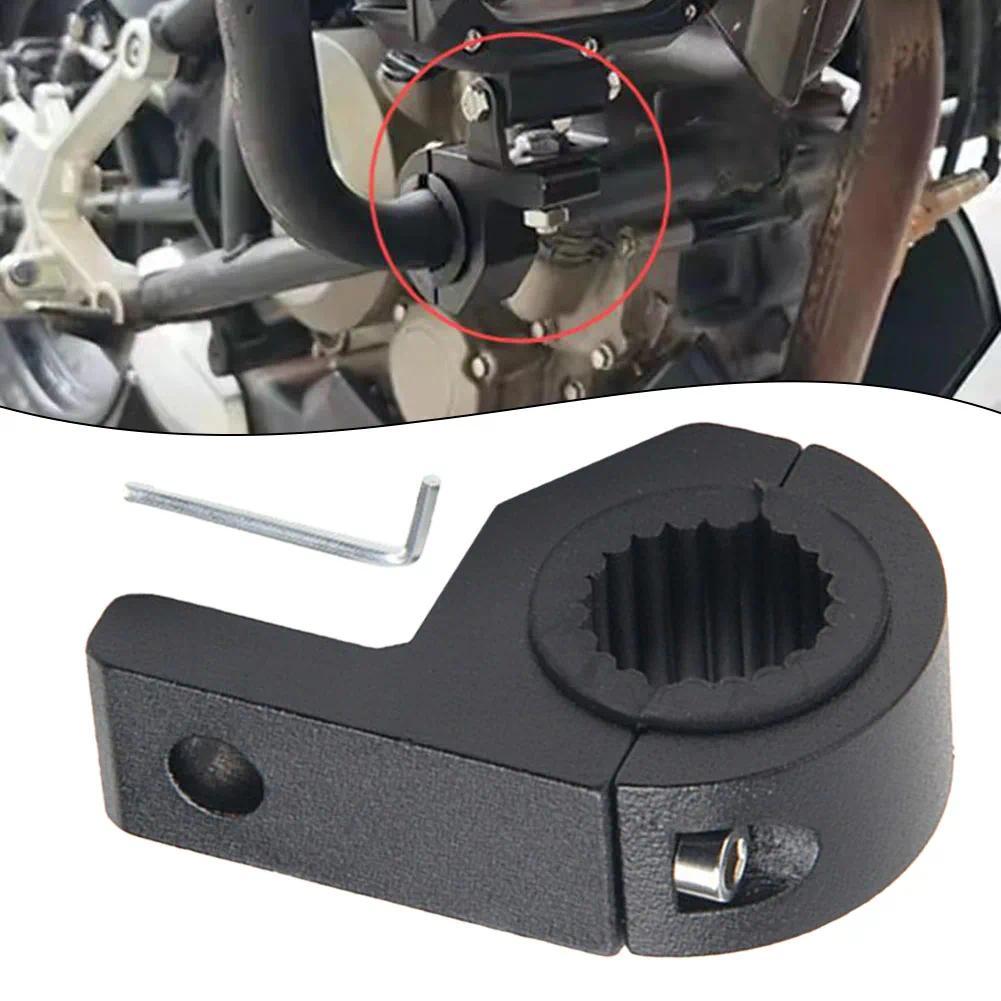 Motorcycle LED Headlight Spotlight Mount Bracket 22mm-32mm Adjustable Bumper External Lamp Holder Mo