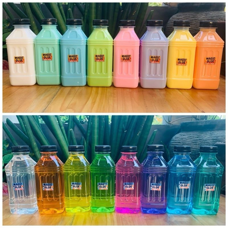 Lem Clear glue magic glue slime 250ml || lem tofu lem bening murah magic glue slime