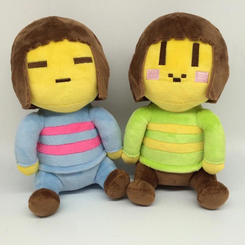 1pcs Undertale Plush Toys 20cm Undertale Chara & Frisk Plush Doll Toy Soft Stuffed Toys for Children