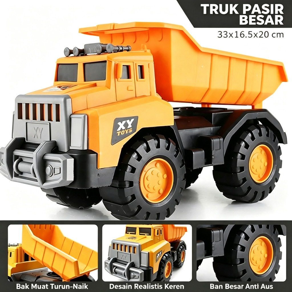 Mobil Truk Mainan Anak Laki Laki Mainan Mobil Mobilan anak Truk Mainan Anak Jumbo
