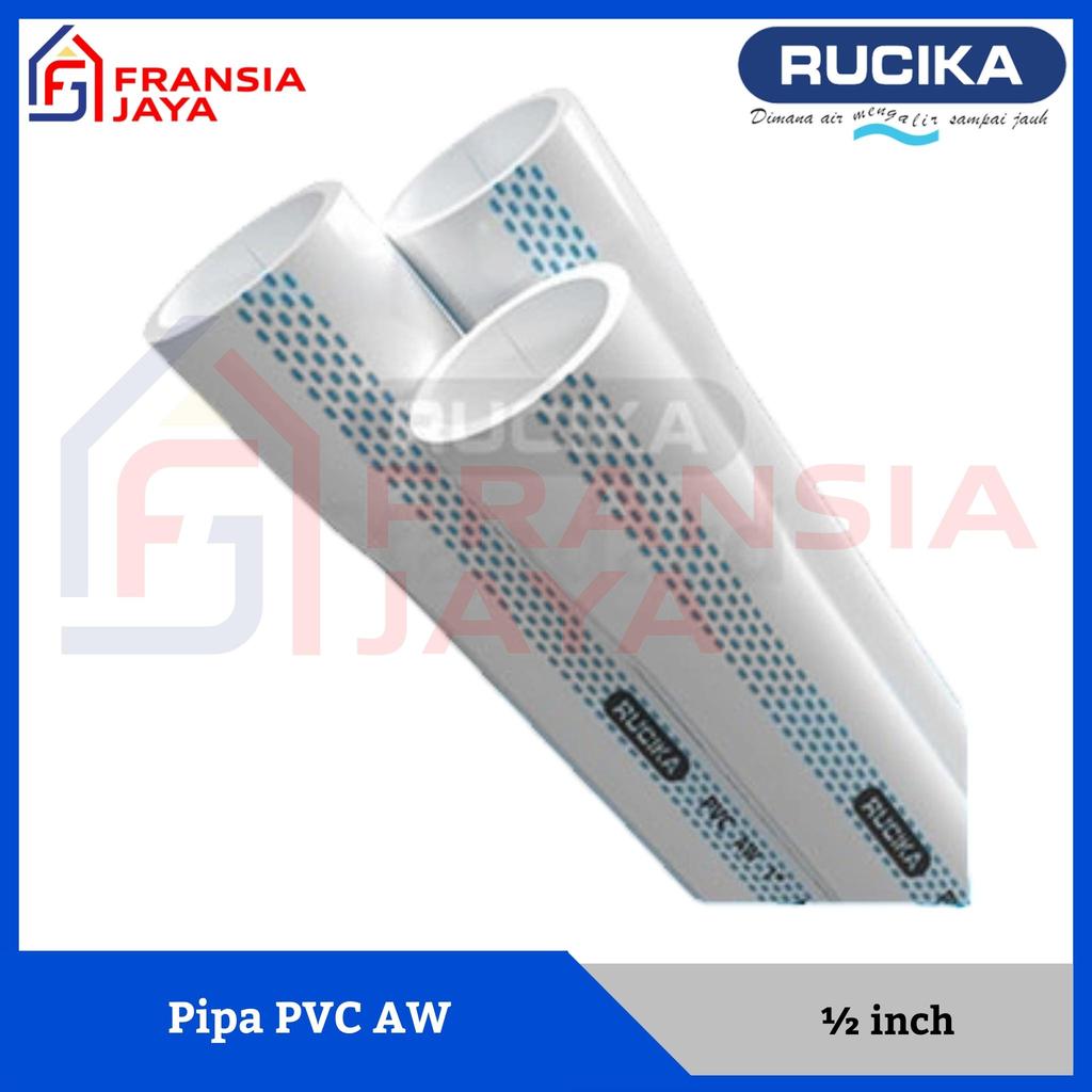 Rucika Pipa PVC AW 1/2 inch Pralon Air 0.5 inch Paralon