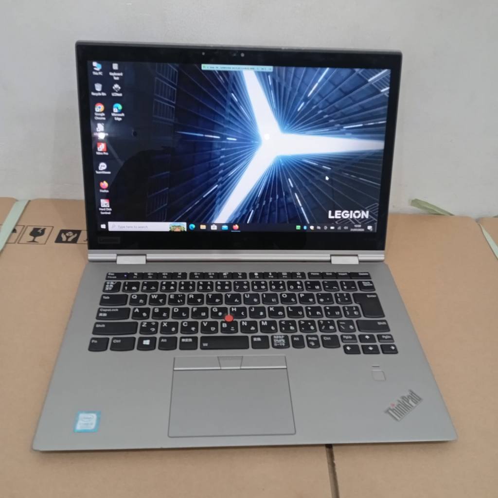 laptop Lenovo X1 Yoga 3rd flip touchscreen RAM 8Gb core i5 gen8 slim ringan 14.1 inch PROMO 9.9
