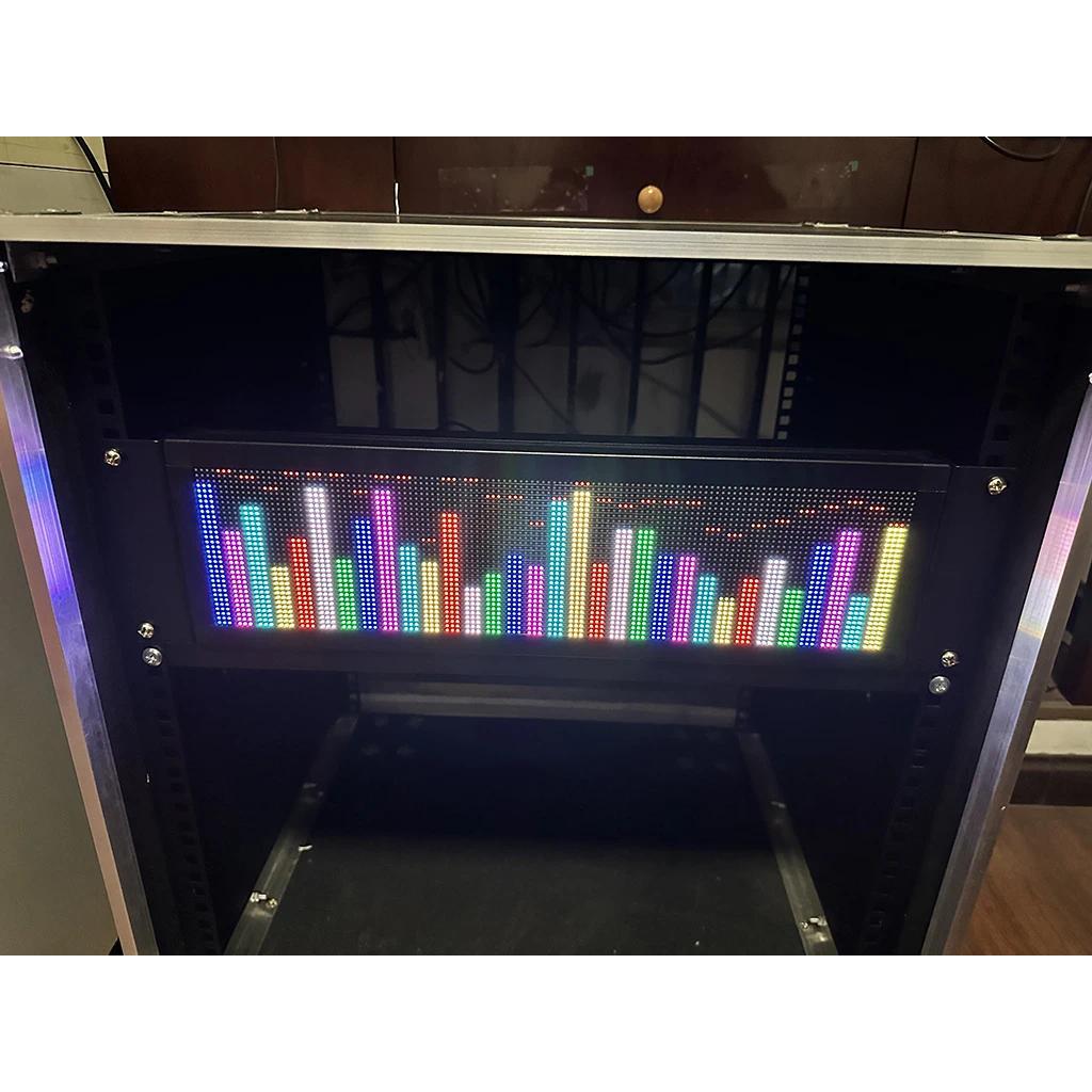 AS1000 3U Rackmount Full Color Audio Spectrum Analyzer, Real-Time Music Spectrum Display & Studio So